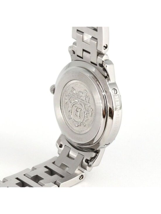 Hermes SS Quartz Watch Black main image 6